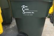 96 gallon Wheeled Container